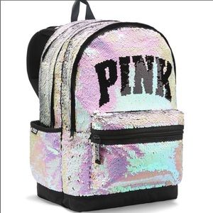 New pink backpack
